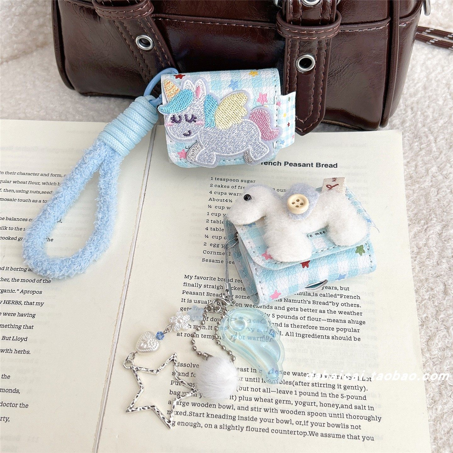 ins皮质格纹立体小马适用airpods pro3耳机套4代无线蓝牙苹果airpods1/2代耳机壳pro新款3代pro2防摔保护套女,3C数码配件,耳机保护套,淘宝优惠券,粉丝福利购,淘宝优惠卷