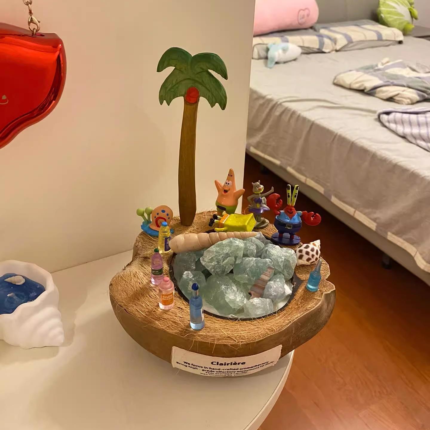 生日礼物女生闺蜜实用的高级感海绵宝宝椰子香薰礼品送女朋友礼物