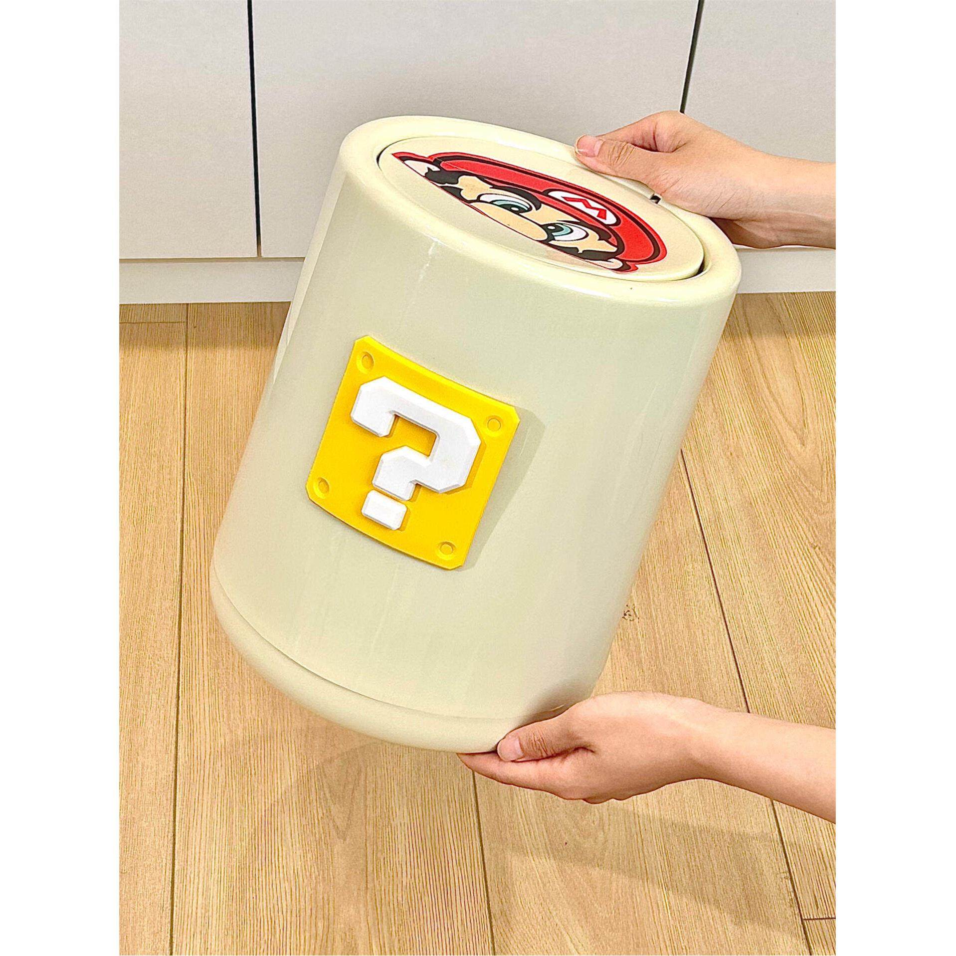 新家的100个快递|高颜值垃圾桶家用带盖子摇盖厨房卫生间厕所客厅