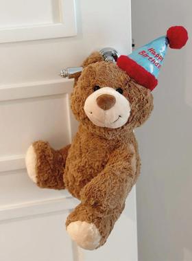 新家的100个快递小熊门把手装饰家居好物客厅摆件房间改造小物件