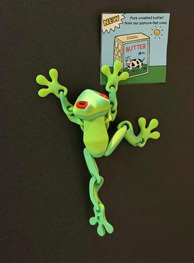 新家的100个快递 | 青蛙冰箱贴装饰桌面摆件稀奇古怪磁贴创意饰品