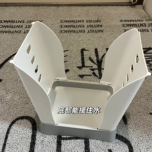 可随意调节大小扩展垃圾桶不挑袋子垃圾袋不脱落通用折叠纸篓家用