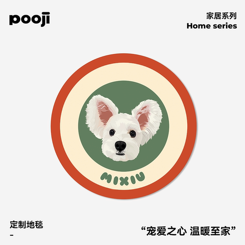 POOJI宠物定制地毯来图DIY礼物