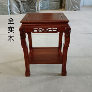 超强承重的榆木茶几盆景桌