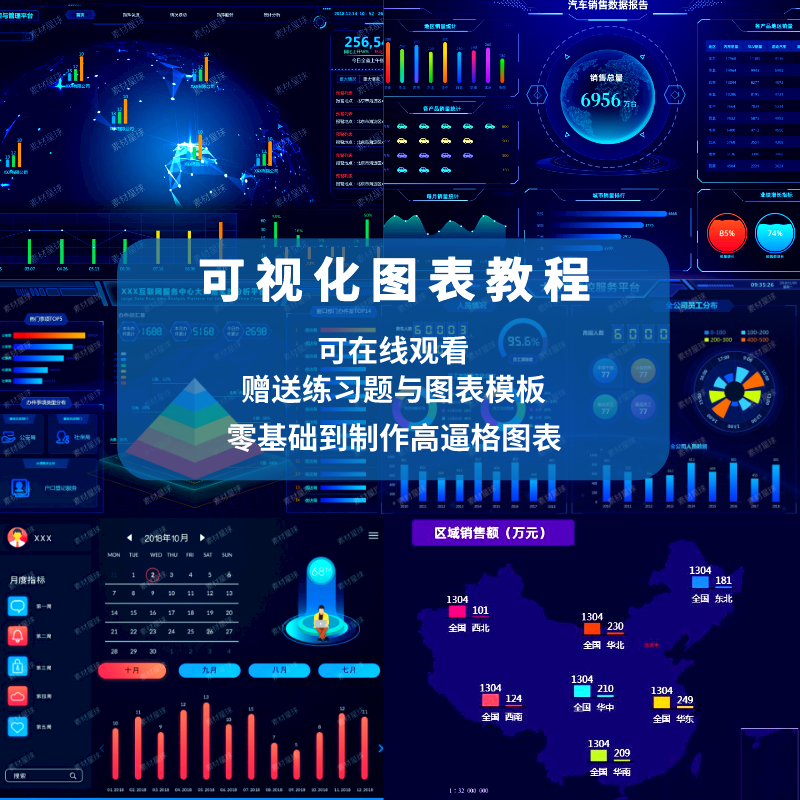 excel数据处理与分析可视化图表制作数据分析实战excel表格制作
