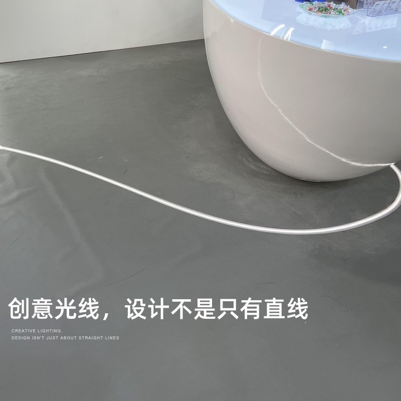 免穿线嵌入式带边硅胶套管灯带le