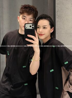 「520限定」VANA ILUSION 情人节便利贴字母短袖男女T恤情侣款潮