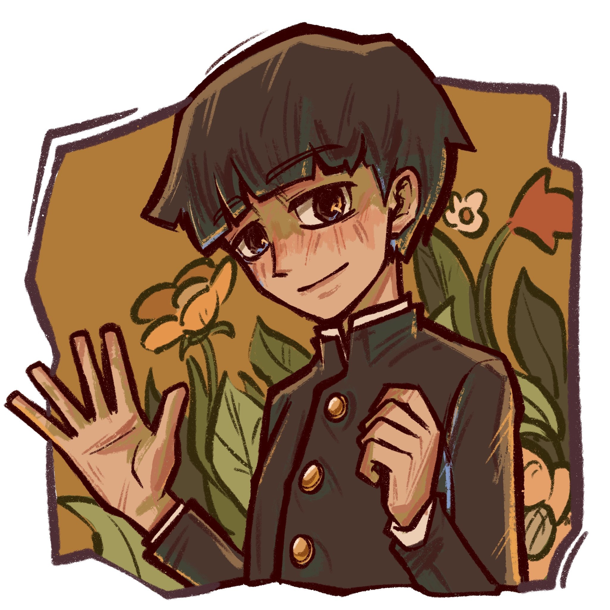 约稿原创q版ins风二次元简笔画情侣头像设计复古风真人照片转卡通