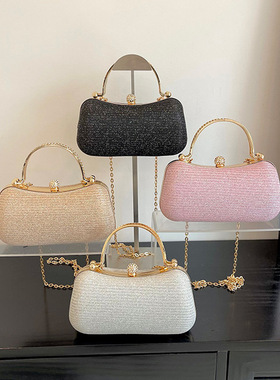 Chain handbag banquet bag新款时尚链条手提包宴会包