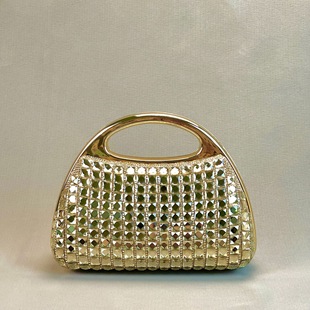 新款 旗袍礼服女包褶皱名媛小包宴会包手拿包单肩斜跨手提包晚宴包