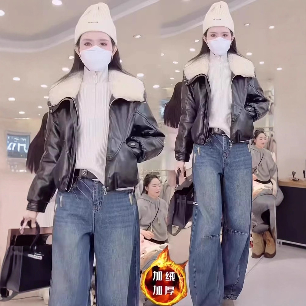 加绒皮衣2025新款今年流