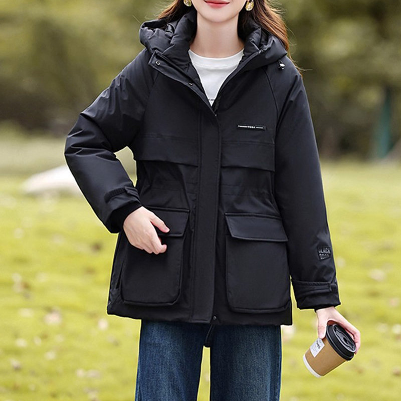 今年流行爆款连帽棉服棉