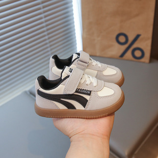 春秋新款运动儿童鞋包头防踢软底小布鞋男童女宝宝学步鞋透气小童