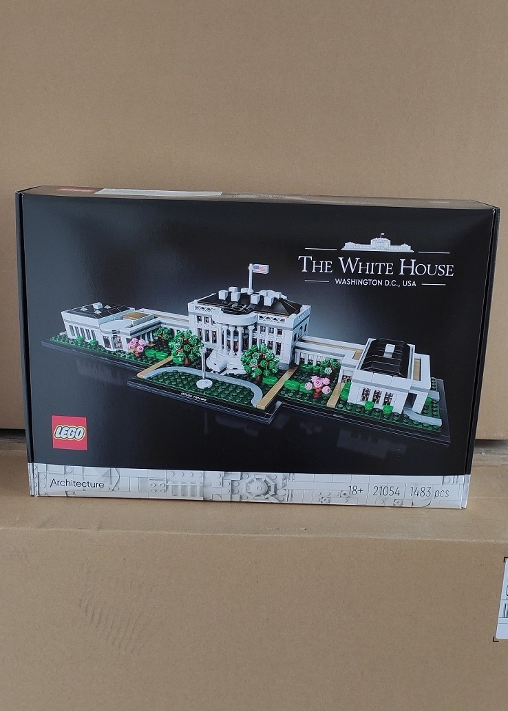 lego乐高 建筑系列  21054白宫 男女拼搭玩具