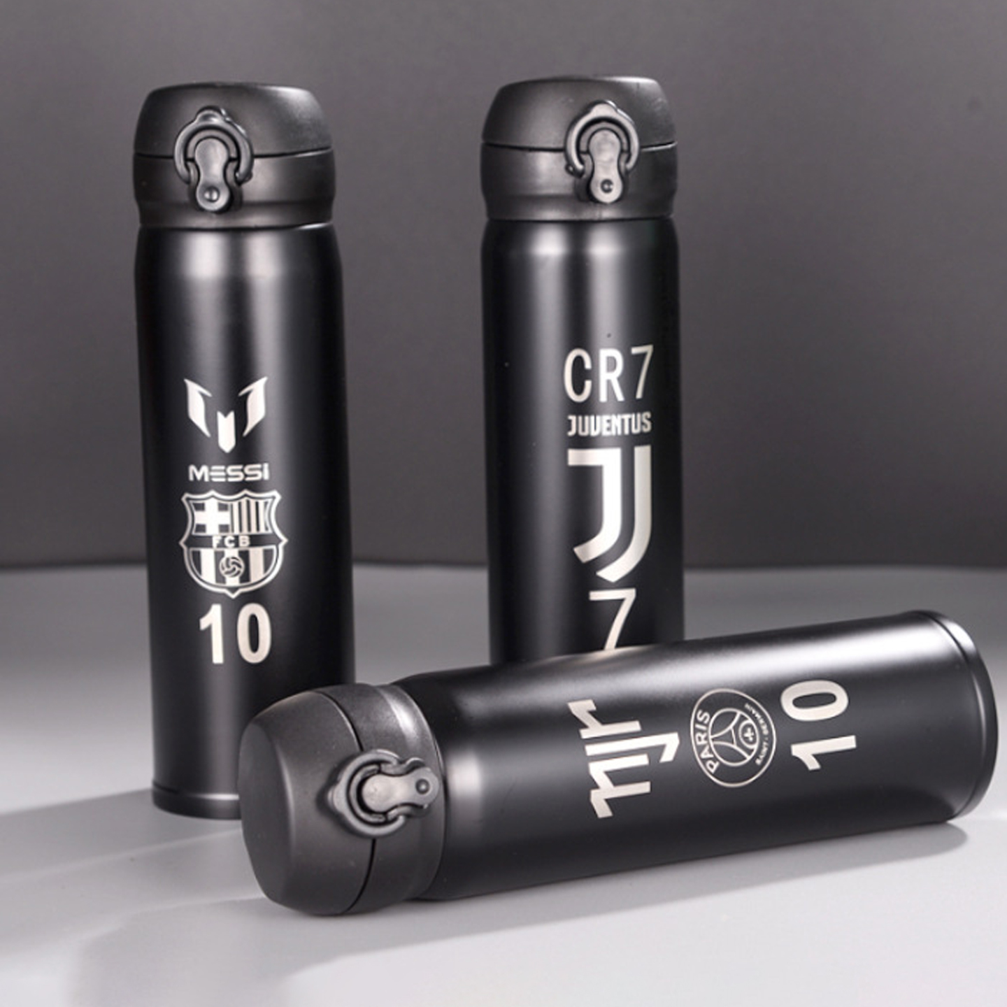 新款黑色弹跳杯-贝克汉姆足球C罗