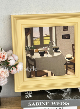 桔子格调早餐时光小尺寸挂画中古法式现代餐厅墙面家居儿童装饰画