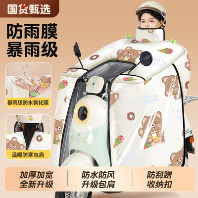 2025新款电动车挡风被