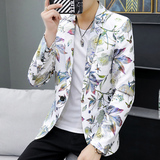 2023新款男式西服休闲韩版青年修身花色西服外套潮9913-9915p98，男装西服，星座1507