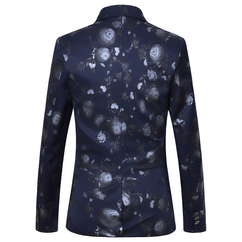 新款2023男式西服休闲韩版青年修身花色西服外套男装9915-9913p98,男装西服,星座1507