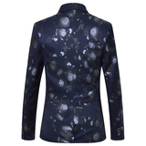 新款2023男式西服休闲韩版青年修身花色西服外套男装9915-9913p98，男装西服，星座1507