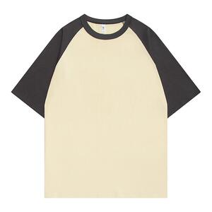 高品质夏季宽松男情侣T恤运动休闲纯棉男女圆领套头T恤3003p36图片