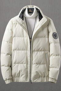 L-8XL冬季新款羽绒服胖子加肥加大立领短款加厚羽绒外套2012-P128图片