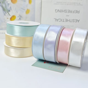 25mm日制高光泽高密双面丝带手工DIY蝴蝶结发饰礼品痛包婚礼装饰