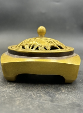 铜制香薰炉中式客厅书房