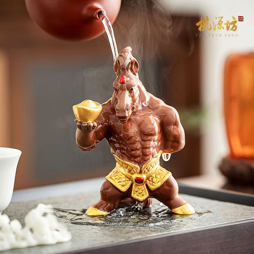 马上有钱紫砂茶宠精品可养摆件