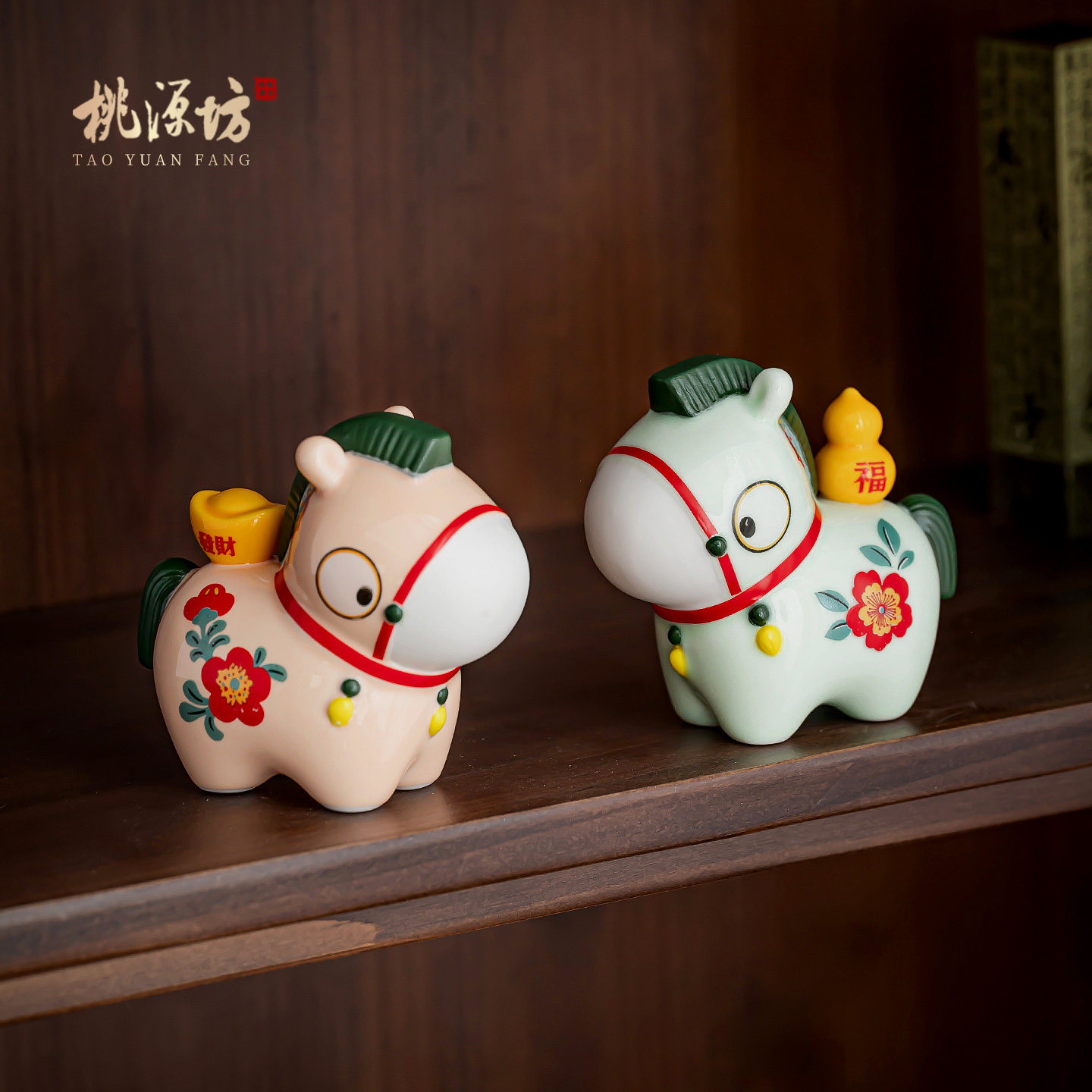 马陶瓷茶宠小摆件精品创意茶玩图片