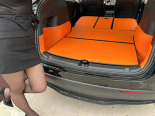 特斯拉model Y model3毛豆丫modely专用真皮全包围后备箱垫尾箱垫