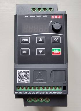 SAJ三晶变频器VM600G-2S1R5单相220V调速器R75 2R2 4T5R5三相380V