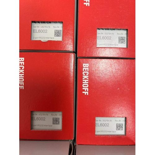倍福模块EL6002 EL4022 EL2612 EL3102 KL4011 KL3162 EL2624全新