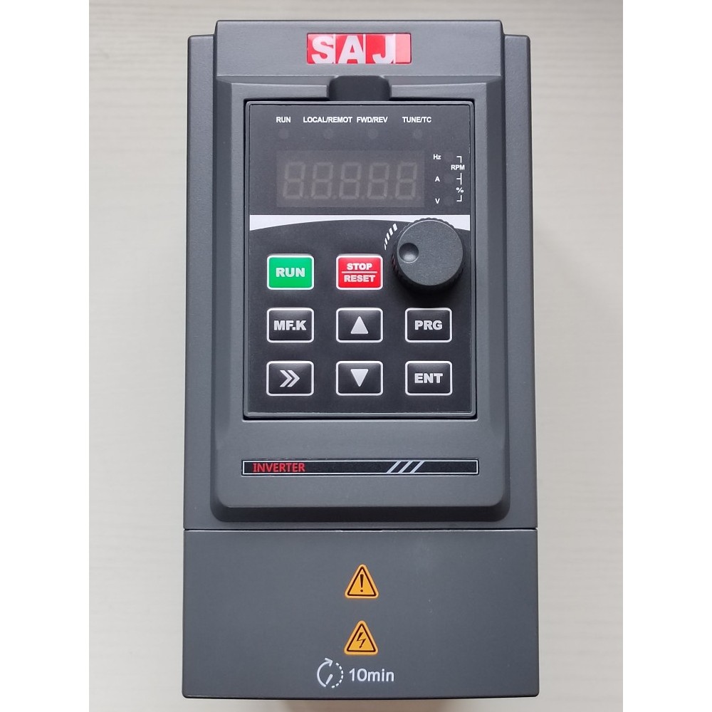 SAJ三晶变频器VM1000B-4T004GB/5R5PB三相380v电机调速2SR75GB220