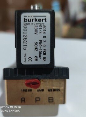 burkert电磁阀6014D宝德 00126215 00125317 气控流体阀6013A