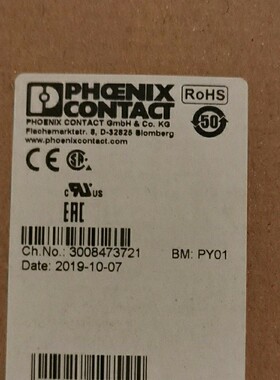 进口 SUBCON 25/M-SH 2761622 菲尼克斯25针总线连接器 全新原装