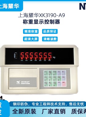 上海耀华XK3190-A9+P称重仪表/地磅显示器地磅显示屏衡器地磅包邮