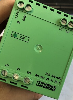 菲尼克斯固态继电器ELR 3/9-400 2941701 全新正品