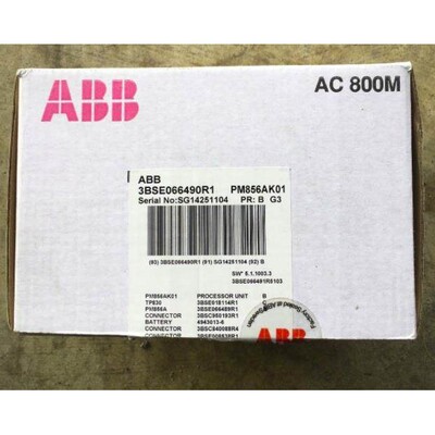 ABB DCS AC800M模块,PM856AK01-eA,全新产品,ABB原包装