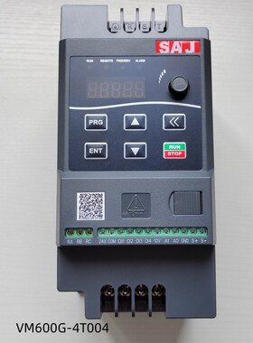 SAJ三晶变频器VM600G-4T2R2三相380V调速控制器2SR75 1R5 220单相