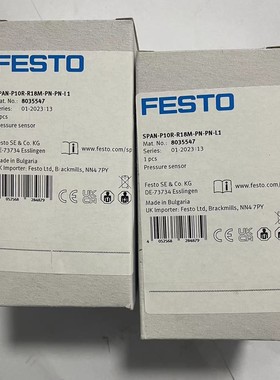 FESTO压力传感器 SPAN-B2R-R18M-PNLK-PNVBA-L1 8035537 8035547