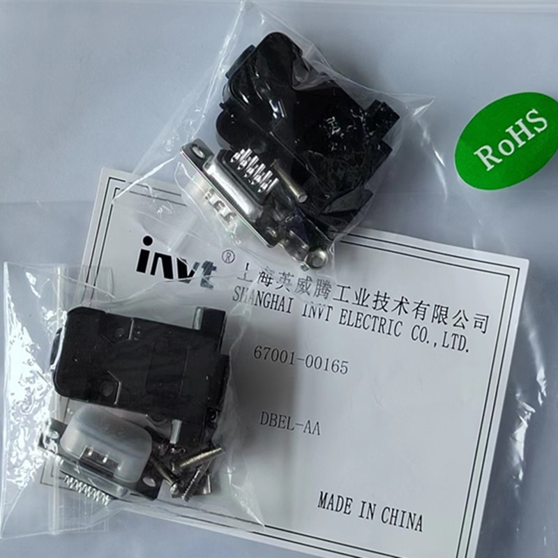 DBEL-AA 编码器电缆线插头配件 invt 英威腾伺服驱动器线15针公头