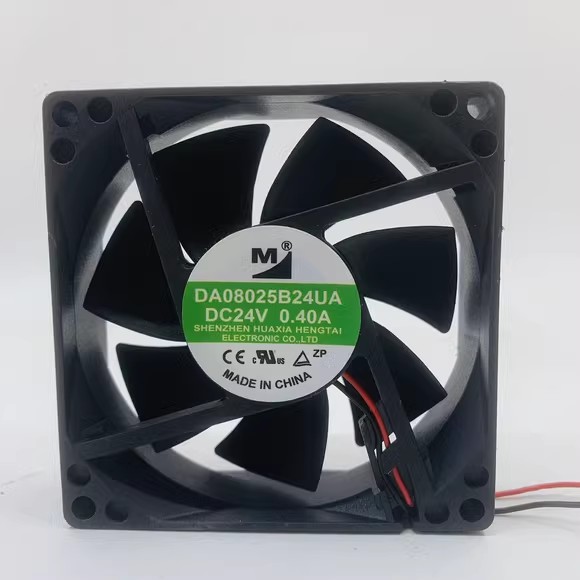 全新 DA08025B24UA DC24V 0.40A 8025 8CM变频器大风量散热风扇