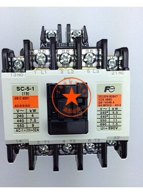原装正品日本富士FUJI交流接触器SC-5-1 AC380V 现货供应