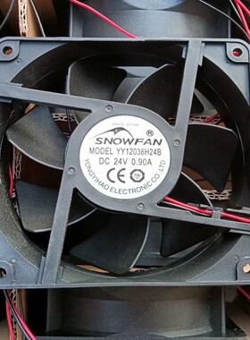 SNOWFAN 12cm厘米 12038 24v 0.90A散热风扇焊机风机 YY12038H24B