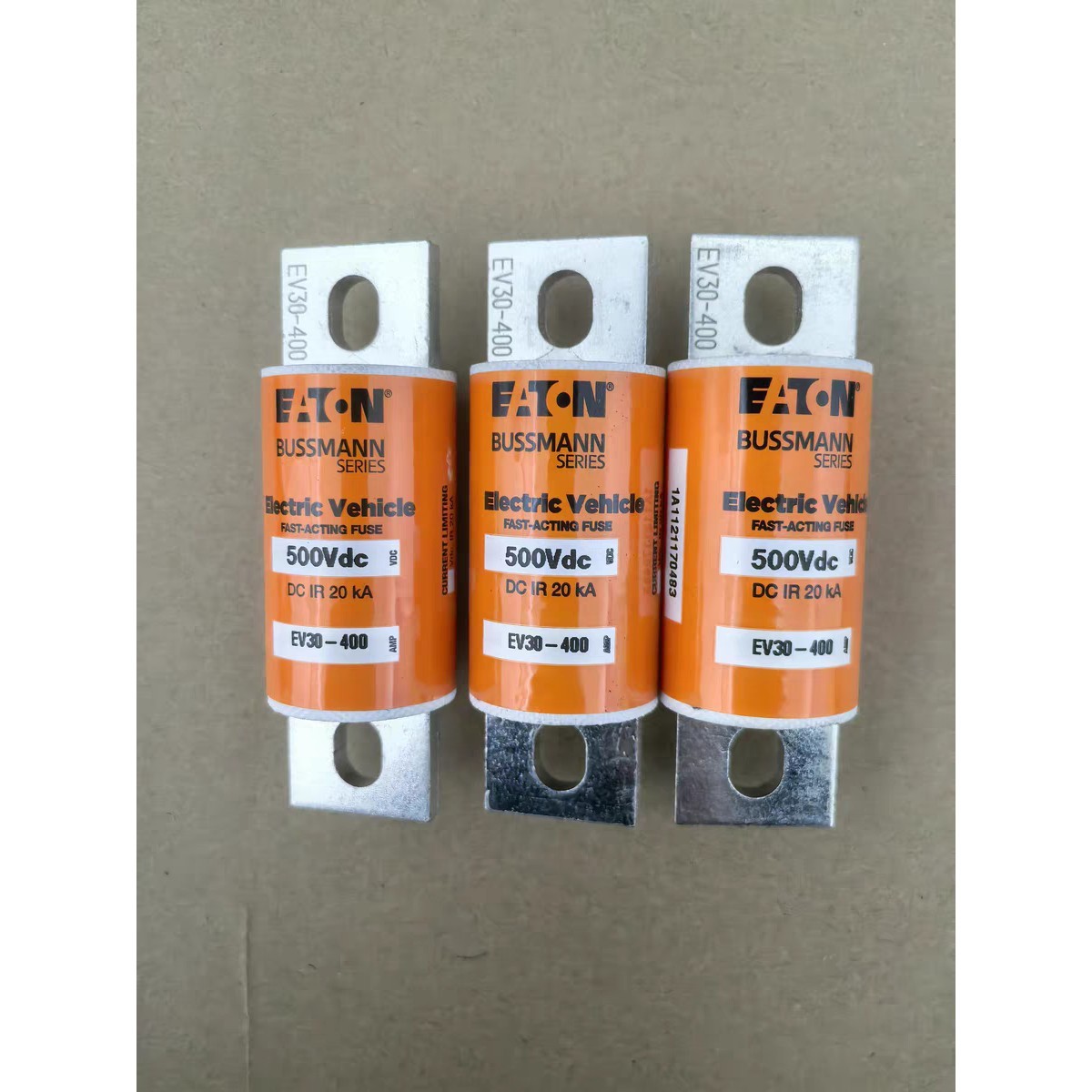 BUSSMANN巴斯曼高压直流熔断器EV30-350-400汽车保险500V350A400A