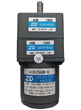 4IK25GN-U4IK25GN-S3 4GN10XK 4GN180K 25W配中片减速电机马达