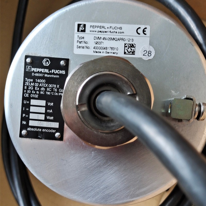 倍加福编码器DVM14N-05MK2APR0-1213德国P+F军舰港口防爆编码器