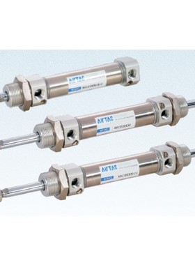 不锈钢迷你缸MIJ32 75-30H可调气缸ISO6432原装亚德客AIRTAC气动