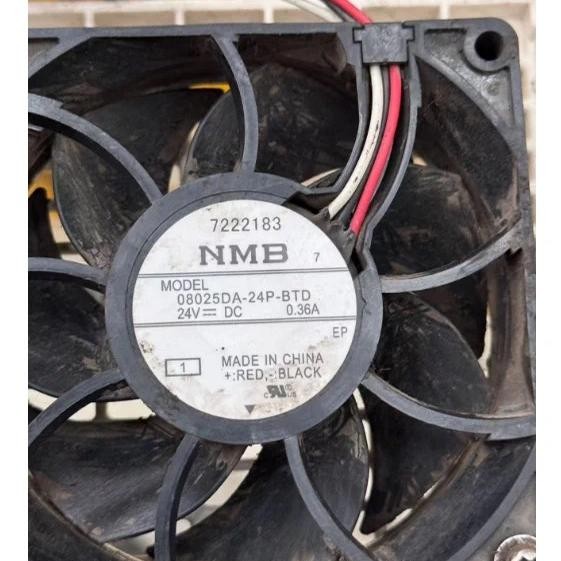 全新08025DA-24P-BTD 8厘米24V0.36A 8025 NMB川崎机器人机床风扇